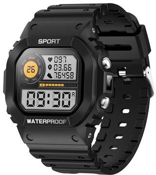 Clever Finds Waterproof Smart Watch For Men Women With Health Tracking Sports Mode LED Flashlight bkbks