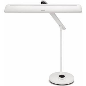Philips Schreibtischlampe DSK501 VDTMate, weiß, LED, dimmbar, mit Touchpanel, 600 Lumen, warm- bis kaltweiß