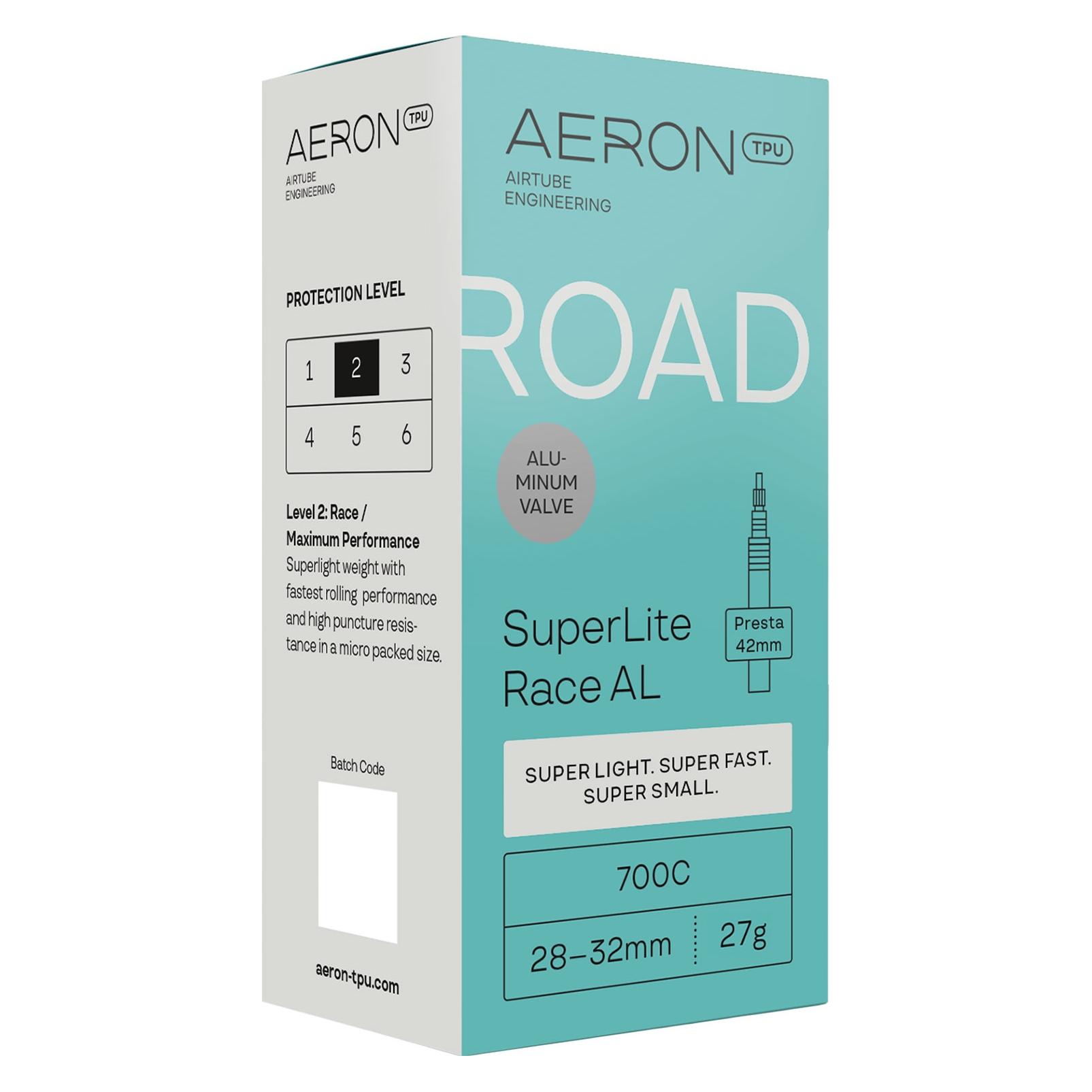 Aeron Schlauch mit Prestaventil (Presta (SV), 28", 80 mm) (49028115)