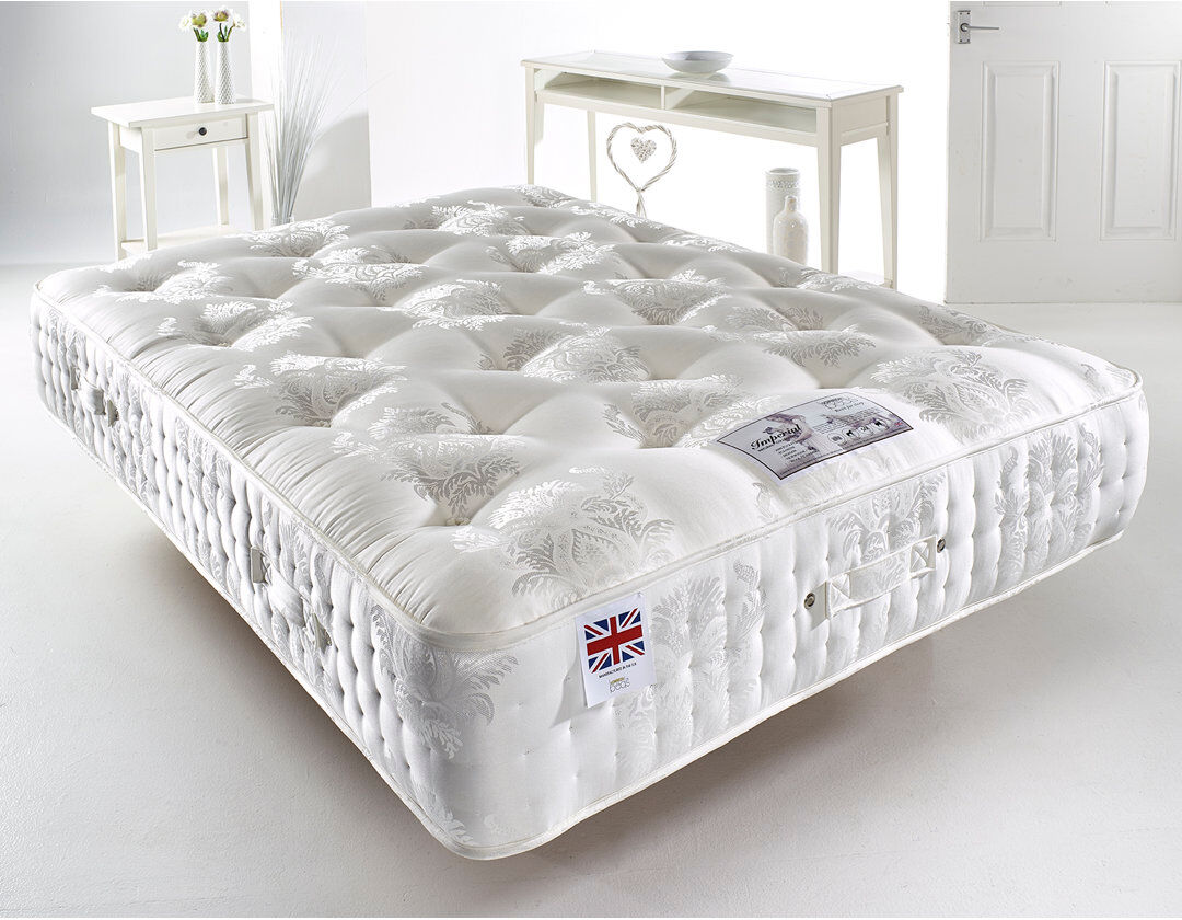 Astoria Grand Cashmera 2000 Natural Wool and Silk Pocket Sprung Mattress 30cm Depth Single (3')