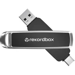 Sandisk DJ Flash Drive (512 GB, USB-A, USB-C), USB Stick, Schwarz, Silber