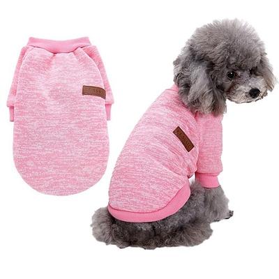 Hundemantel, Hundekleidung, Strickwaren, Hundepullover, weich, dick, warm, Welpen-Hunde-Shirt, Winter-Welpen-Hundepullover für Hunde