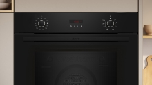 Neff B2CVG6AK3 Backofen Dampfunterstützung Schwarz 8Heizarten Pyrolyse LED-Display BaseSteam