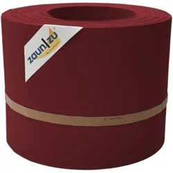 zaun zu® Sichtschutzstreifen PP Sichtschutzstreifen Doppelstabzaun Bordeauxrot,10x 2,55m