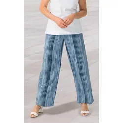 Modal-Hose in Druck blau in Größe 46 von DW-Shop, Blau, 46