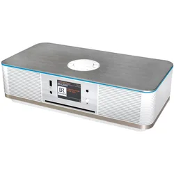 Soundmaster ICD2023WE (DAB+, FM, Bluetooth, UNDOK, WLAN), Radio, Silber, Weiss