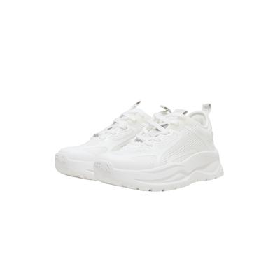 Sneaker BUFFALO "Buffalo ZLINK - VEGAN KNIT", Damen, Gr. 36, weiß, Kunstfaser, Schuhe Sneaker