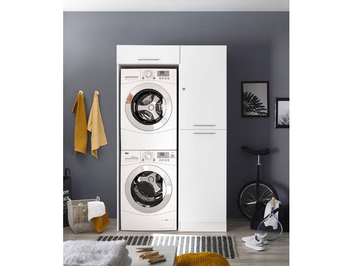 Washtower Clara 2 parties B 117 x 200 x 68cm Blanc