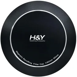 H&Y REVORING 82-95mm Front and Back Cap, Objektivfilter Zubehör, Schwarz