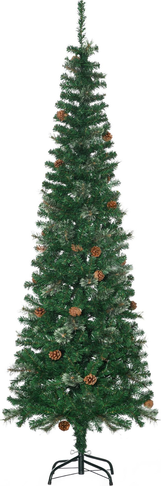 HOMCOM Kunstkerstboom met 556 takken, 195 cm