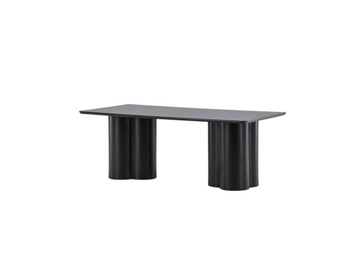 Livetastic Couchtisch, Schwarz, Holz, Pappel, rechteckig, zylindrisch, 60x45x120 cm, Wohnzimmer, Wohnzimmertische, Couchtische