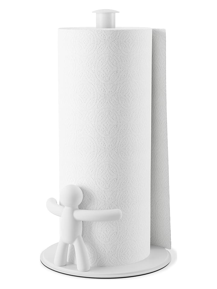 umbra Küchenrollenhalter ''Buddy'' in Weiß - (H)34 x Ø 18,5 cm - onesize