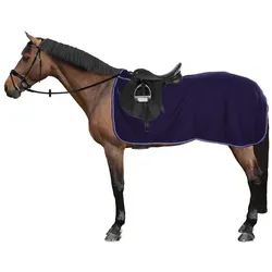 EKKIA Riding World Fleece Ausreitdecke navy, royal blau, QHP17_Gr.: XL