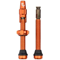 WOLF TOOTH Tubeless Ventile Stem Kit für Clik Valve | 2 Stk. | orange