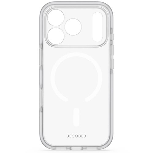 Decoded DropTec Transp. Backc. iPhone 18 Pro Frost White