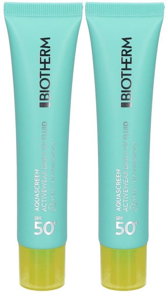 Biotherm Aquascreen Daily UV Fluid LSF 50+ 2x 2x40 ml Flüssigkeit