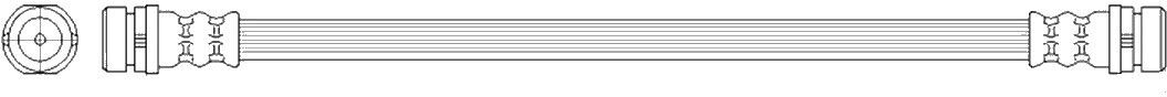 K&K FT2526 Brake hose