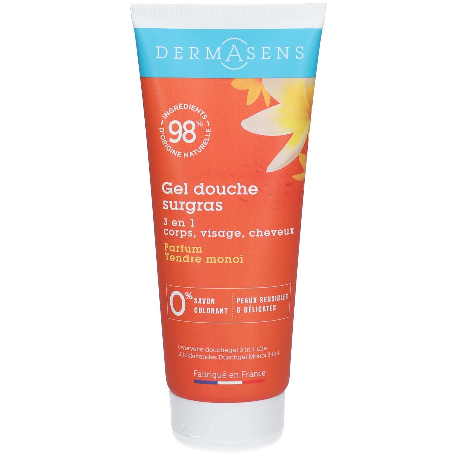 Dermasens Overvette Douchegel Monoi 200 ml Duschgel