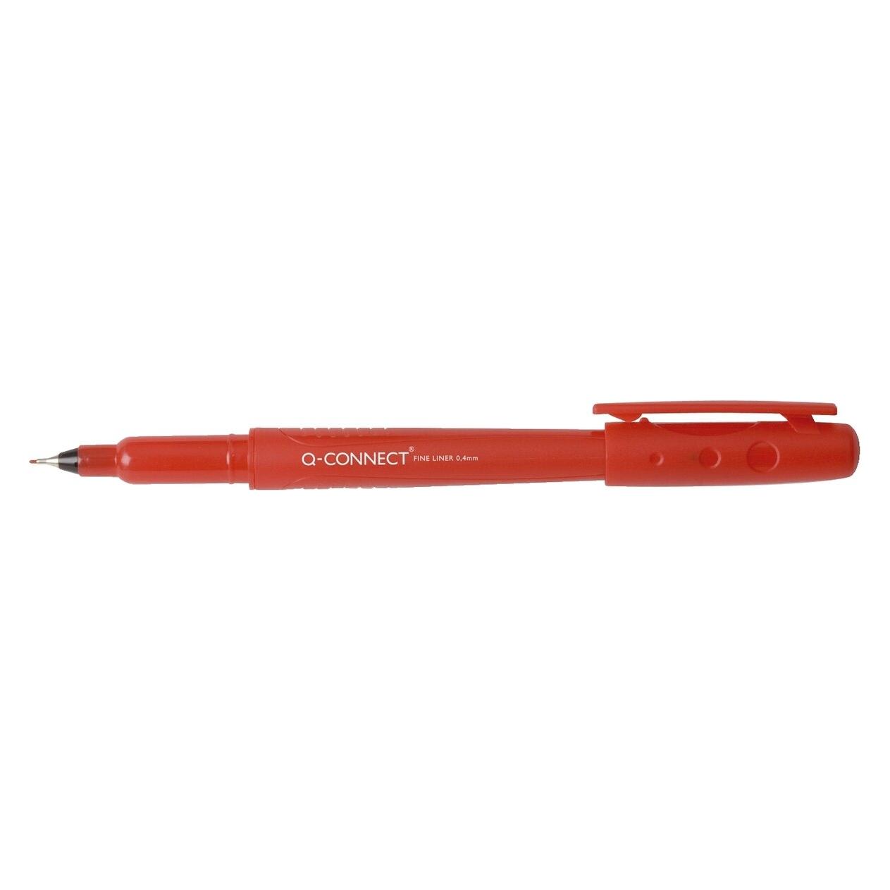 Q-Connect Feinschreiber rot (1x) (KF25009)