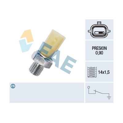 FAE Öldruckschalter 12700 für RENAULT