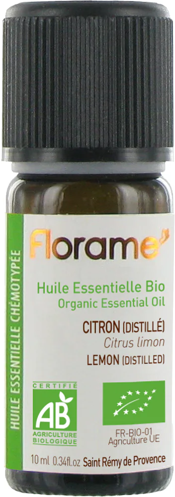 Florame Organic Distilled Lemon Essential Oil 10 ml