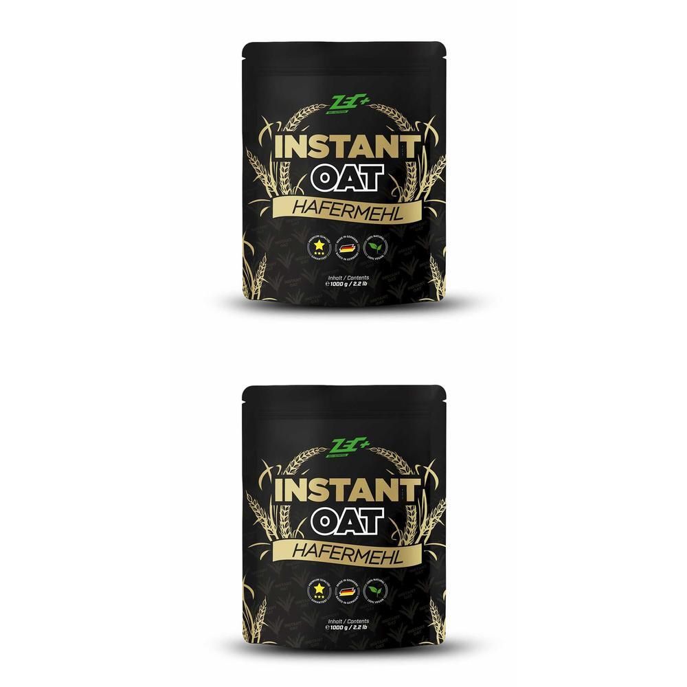Instant Oats (1000g) Unflavored 2x 2x1000 g Pulver