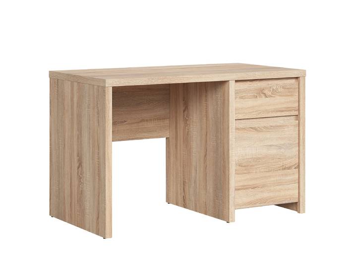 Bureau Tomuan 120 x 77 x 65cm Marron/Imitation chêne de Sonoma