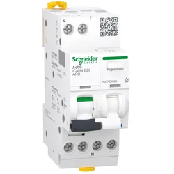 Schneider Electric A9TPD4620 Acti9 iC40N ARC, AFDD (Brandschutzsch.) + LS-Schalter, 1P+N, 20A, B-Char., 6000A