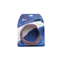 ACV 51-225-010 Lautsprecherkabel 2 x 2,50 mm transparent/blau 10 Meter