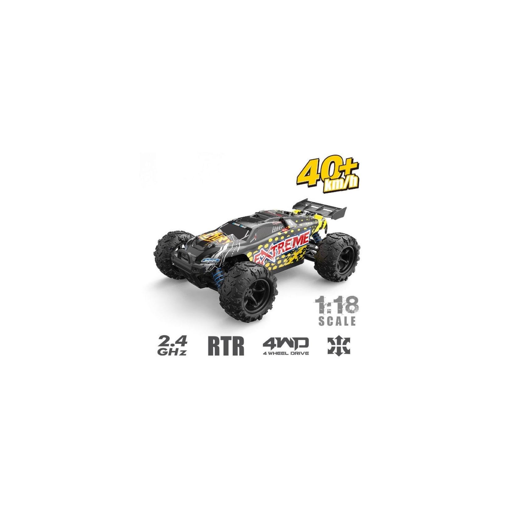 ES-Toys RC Elektro Buggy Maßstab 1:18 Extreme 302E, Allradantrieb, Stoßdämpfer schwarz