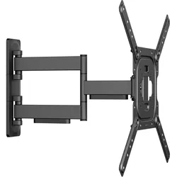 Deltaco ARM-0257-B (Wand, 35 kg, 23" - 65"), TV Wandhalterung, Schwarz