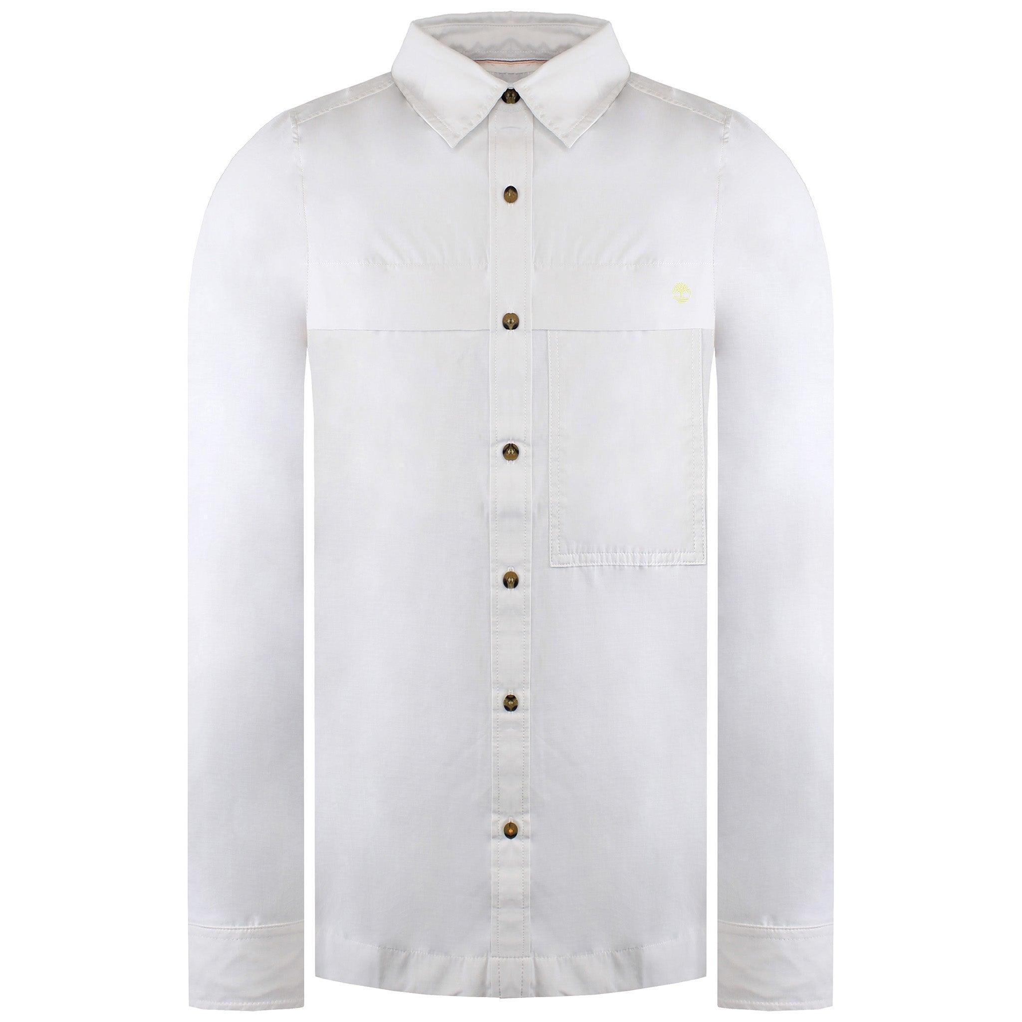 Timberland Solid Herren Weißes Hemd