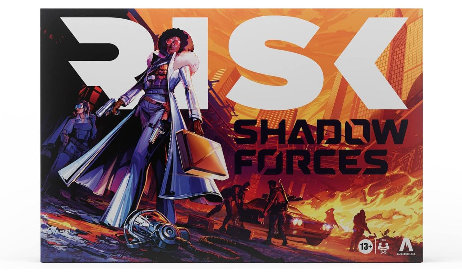 Hasbro Risk Shadow Forces bordspel, strategisch legacy-spel (Engelse versie)
