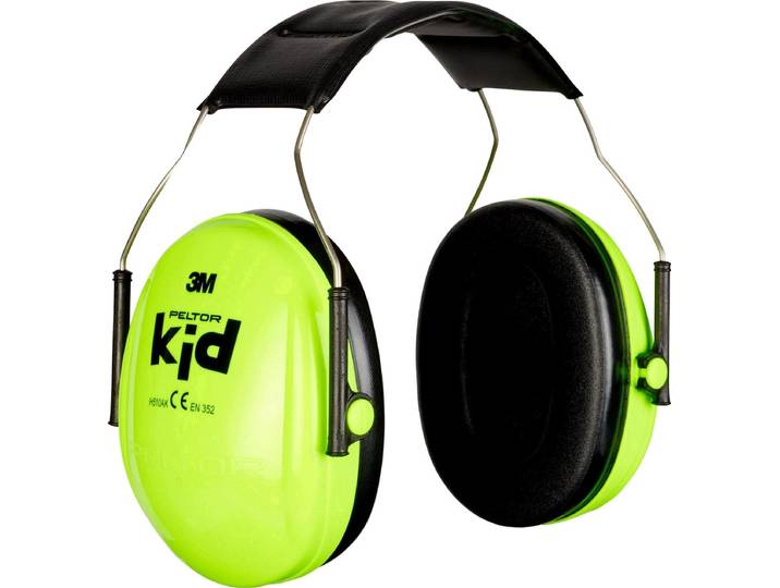 Peltor Kid - gehoorbescherming voor kinderen - SNR 27 dB - neon groen