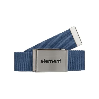 Stoffgürtel ELEMENT "Lowcase Webbing", Herren, blau (schwarz denim), Baumwolle, Gürtel Stoffgürtel