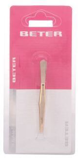 Beter Gilded straight-tip tweezers