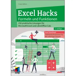 Excel Hacks – Formeln und Funktionen, Fachbücher von Franz Böhm