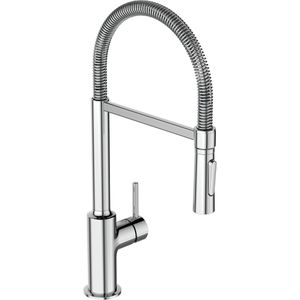 Ideal-Standard Küchenarmatur Ceralook BC302AA, chrom, Hochdruck, 360° schwenkbar, verstellbare Brause
