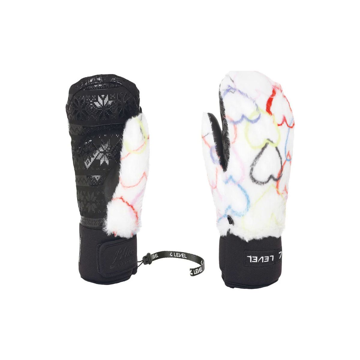 Level Siberian Mitten pk rainbow (39) S 8170WM-39-S