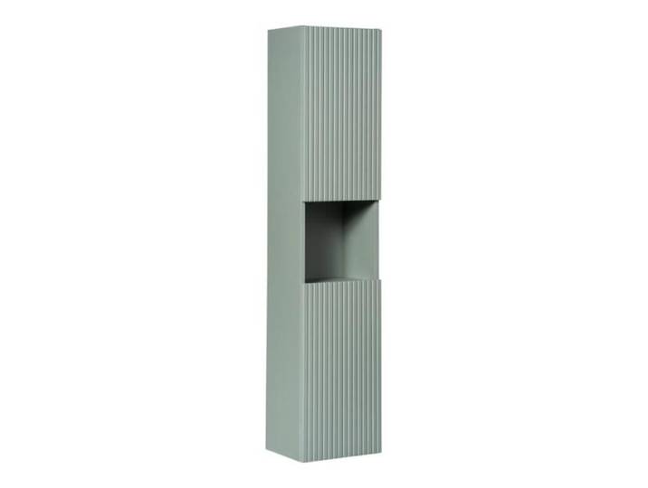 Colonne de salle de bain - H 140 x l 30 x P 25 cm - Vert Roseau