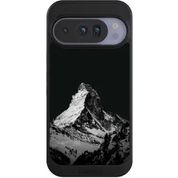 Nivocase Hülle für Google Pixel 10 Pro Handyhülle NIVOcore Case Schwarz Alpspitze Berg Schnee (Google Pixel 10 Pro), Smartphone Hülle, Schwarz