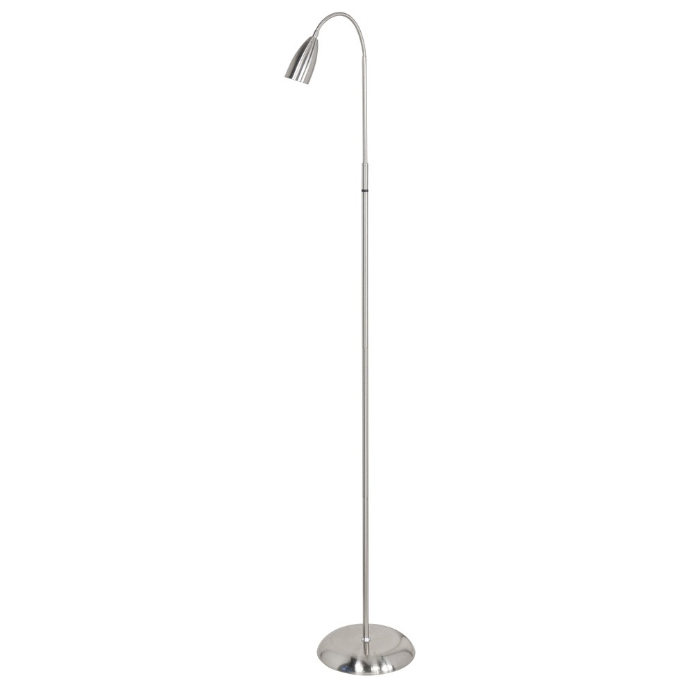 Moderne Touchy Metal Highlight vloerlamp - Zilver