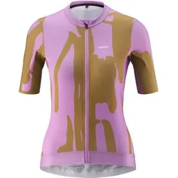 GONSO Damen Shirt Road Jersey Print W, Größe 36 in Lila Lila