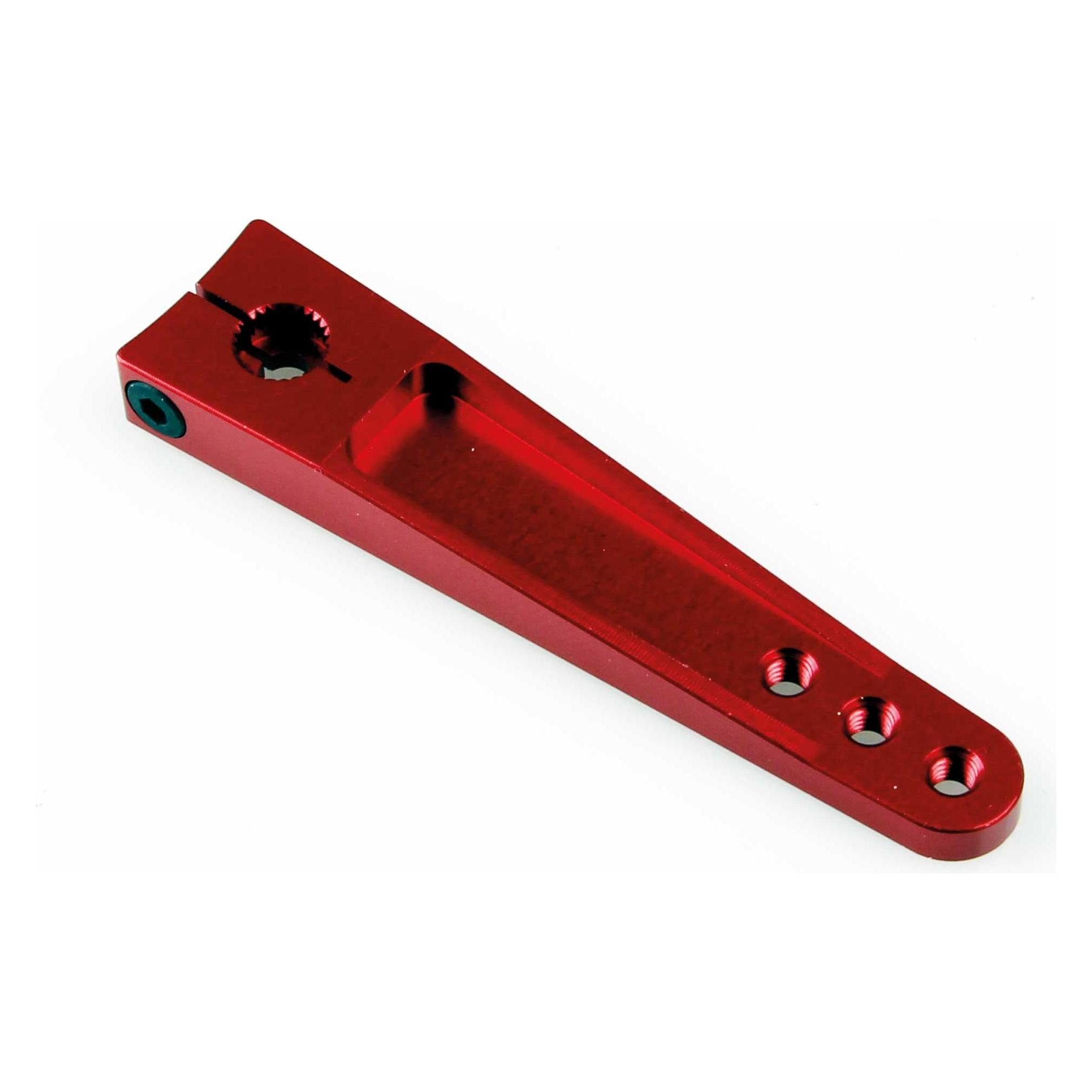 Kuza Servohebel 1-Arm Futaba 25T 51/45/39mm 2" M3 Heavy Duty V2 Aluminium (KAG2S74F)