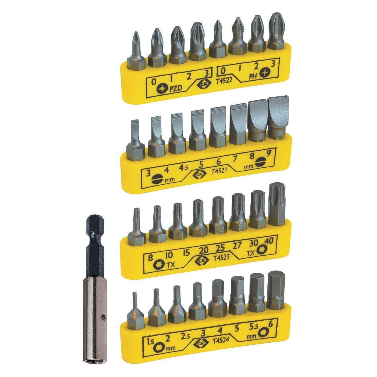 C.K Magma Bit-Set 33teilig T4520 Kreuzsc (Innensechskant, Innensechsrund TX) (T4520)