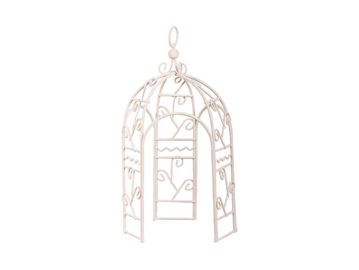 Rayher Miniatur-Pavillon Metall Weiss 11 × 11 × 20 cm