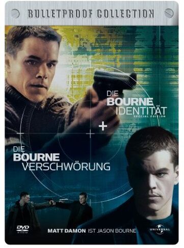 Doug Liman - Die Bourne Identität + Die Bourne Verschwörung (Bulletproof Collection, 2 DVDs im Steelbook) - Preis vom 11.10.2026 03:10:56 h