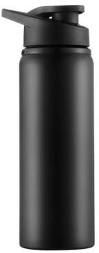 Universal Stock Stainless Steel Bike Water Bottle Lightweight Cycling Sports Bottle black