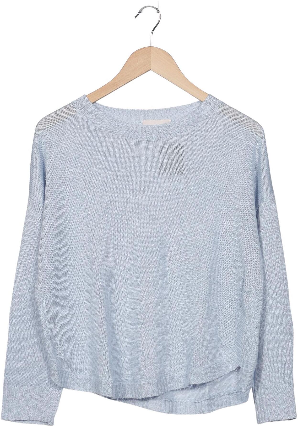 Hemisphere Damen Pullover, Hellblau, Gr. EU 30 (IT 36), Leinen - Second Hand