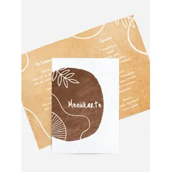 Menükarten für Ihr Fest selbst gestalten mit Spruch und Fotos im Onlinedesigner bei Meine-Kartenmanufaktur.de